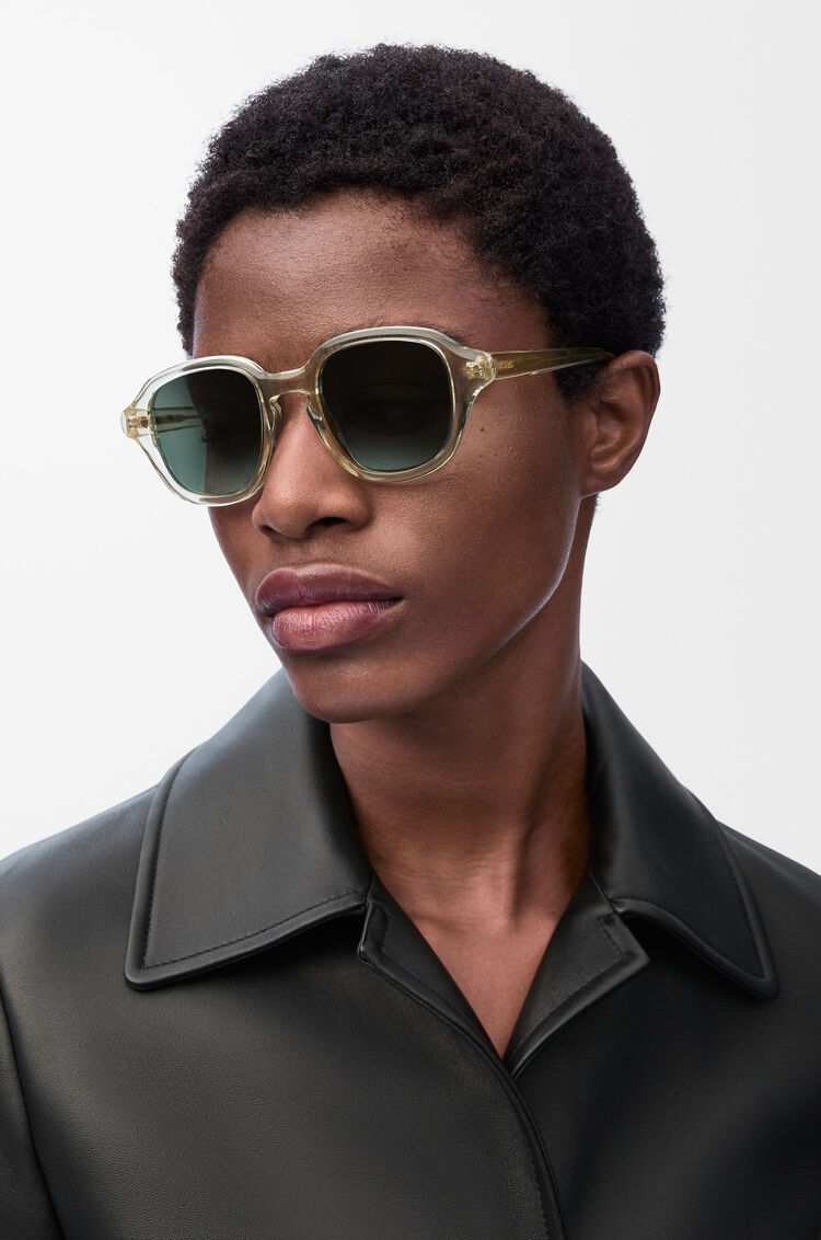 Alpha Slim Sunglasses Champagne - LOEWE